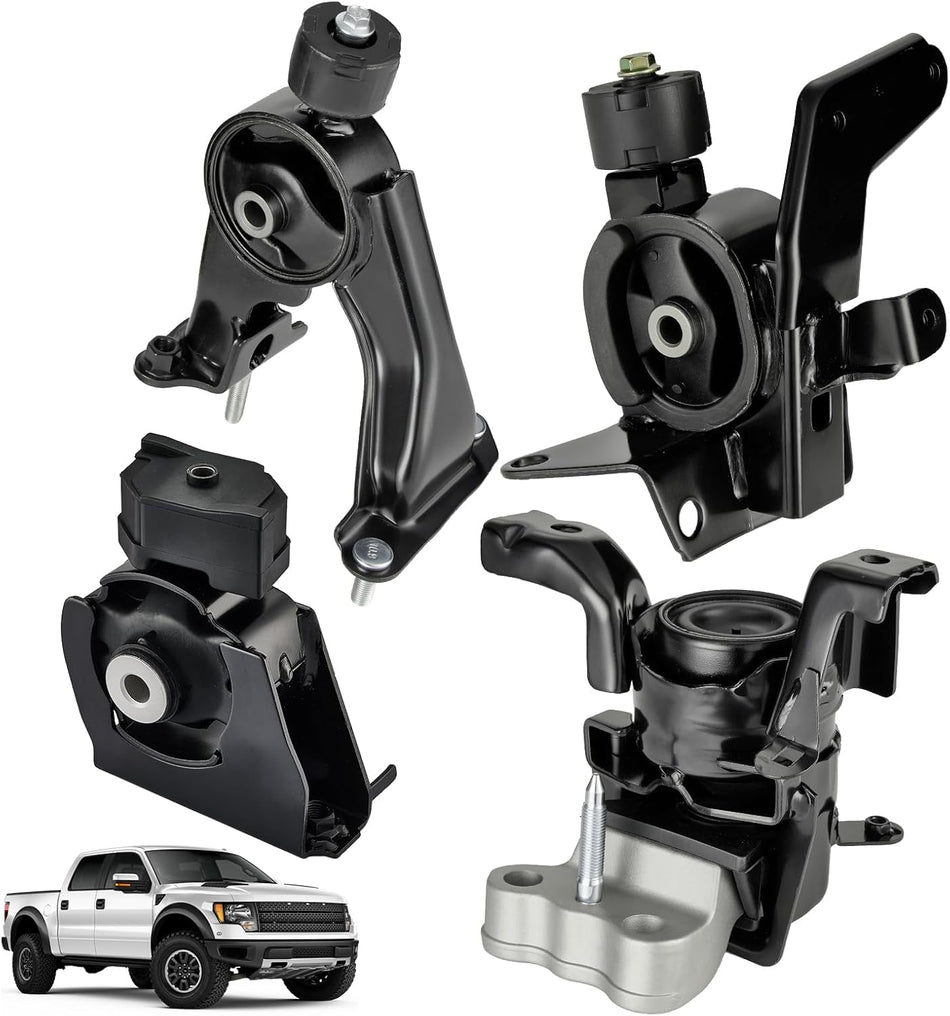 BDFHYK 4PCS Engine Motor and Trans Mounts Compatible with Pontiac Vibe 2009-2010 1.8 l4,Compatible with Toyota Matrix 2009-2013 1.8L l4,Compatible with Toyota Corolla 2009-2013 1.8L l4 Replace A62023
