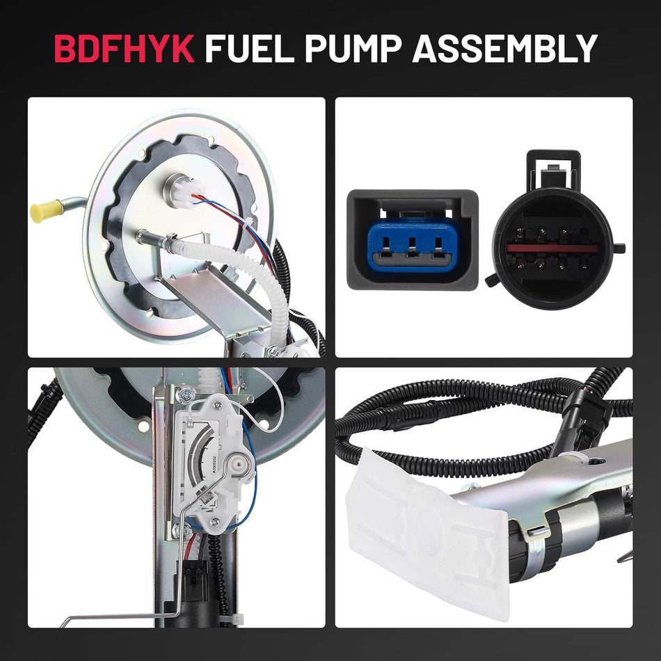 BDFHYK Electric Fuel Pump Module Assembly Compatible with Ford Crown Victoria 2006-2010 4.6L V8, Compatible with Lincoln Town Car 2006 2007 2008 2009 2010 4.6L V8 Replace E2475S