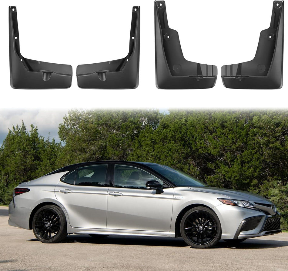 BDFHYK Mud Flaps Splash Guards 4PCS Front & Rear Side Mud Guards Compatible with Toyota Camry 2015-2017 7th gen