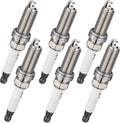 BDFHYK 6PCS Double Iridium Spark Plugs 90174 for Infiniti G37 Q50 Q60 Q70 QX50 QX70, Nissan 370Z 3.7L V6