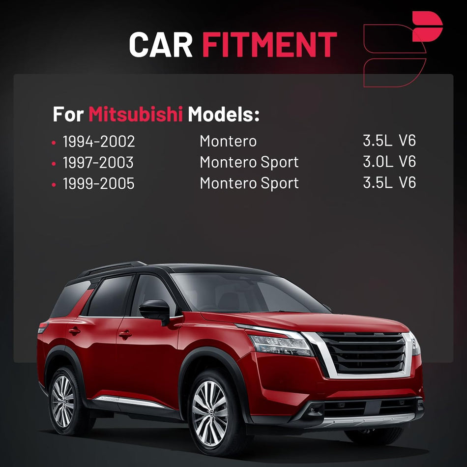 BDFHYK Ignition Coil Packs Compatible with Mitsubishi 1994-2002 Montero, 1997-2005 Montero Sport 3.0L 3.5L V6, Coil for UF-196 UF196 UF196T SKUF196 CUF196 C196 48630 GN10396 U3016 1788244 Set of 3