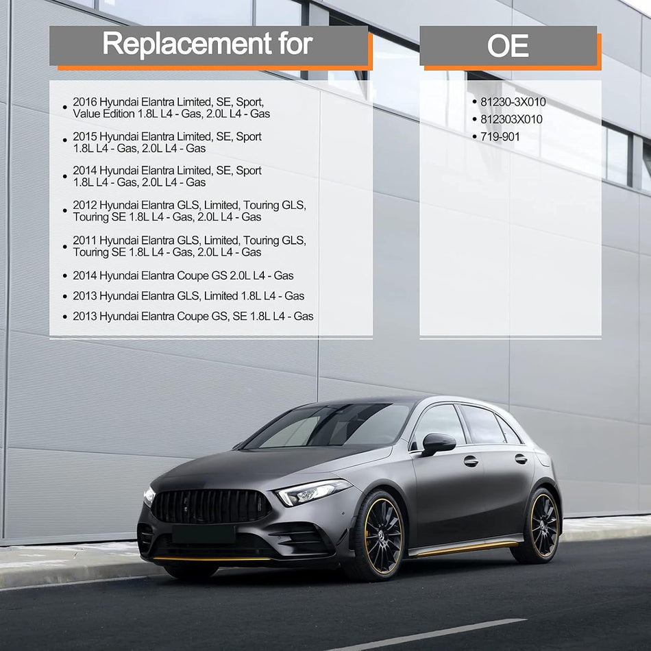 SYERAL Tailgate Lock Actuator Trunk Lid Latch 81230-3X010 Power Door Latch Lock Assembly Compatible with Hyundai Elantra 2011 2012 2013 2014 2015 2016