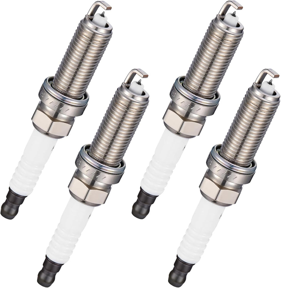 BDFHYK 91215 Double Iridium Spark Plugs Compatible with Nissan 2011-2017 Juke, 2016 Murano, 2014-2015 Pathfinder.Compatible with INFINITI 2014-2017 QX60 Replacement for XP5683 DILKAR7C9H Set of 4
