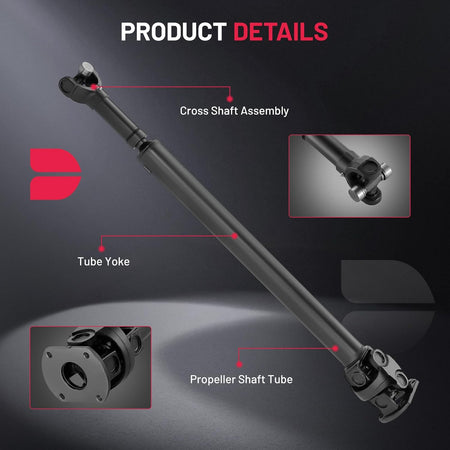 BDFHYK complete front drive shaft with 5C3Z4A376D cross-reference for Ford applications