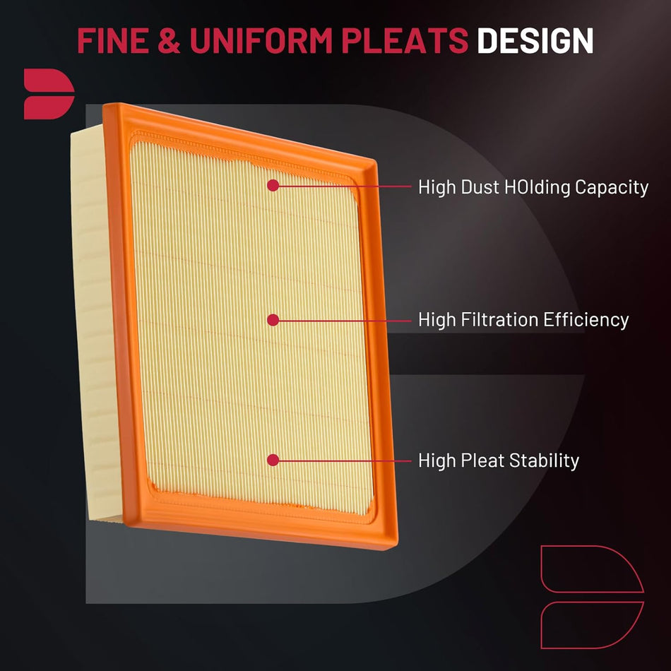 BDFHYK CA12377 Engine Air Filter Compatible with Lexus ES350 2019-2022, Compatible with Toyota Avalon Camry Highlander RAV4 2018-2022, 2.5L 3.5L, Replace# PA99267 17801-F0060