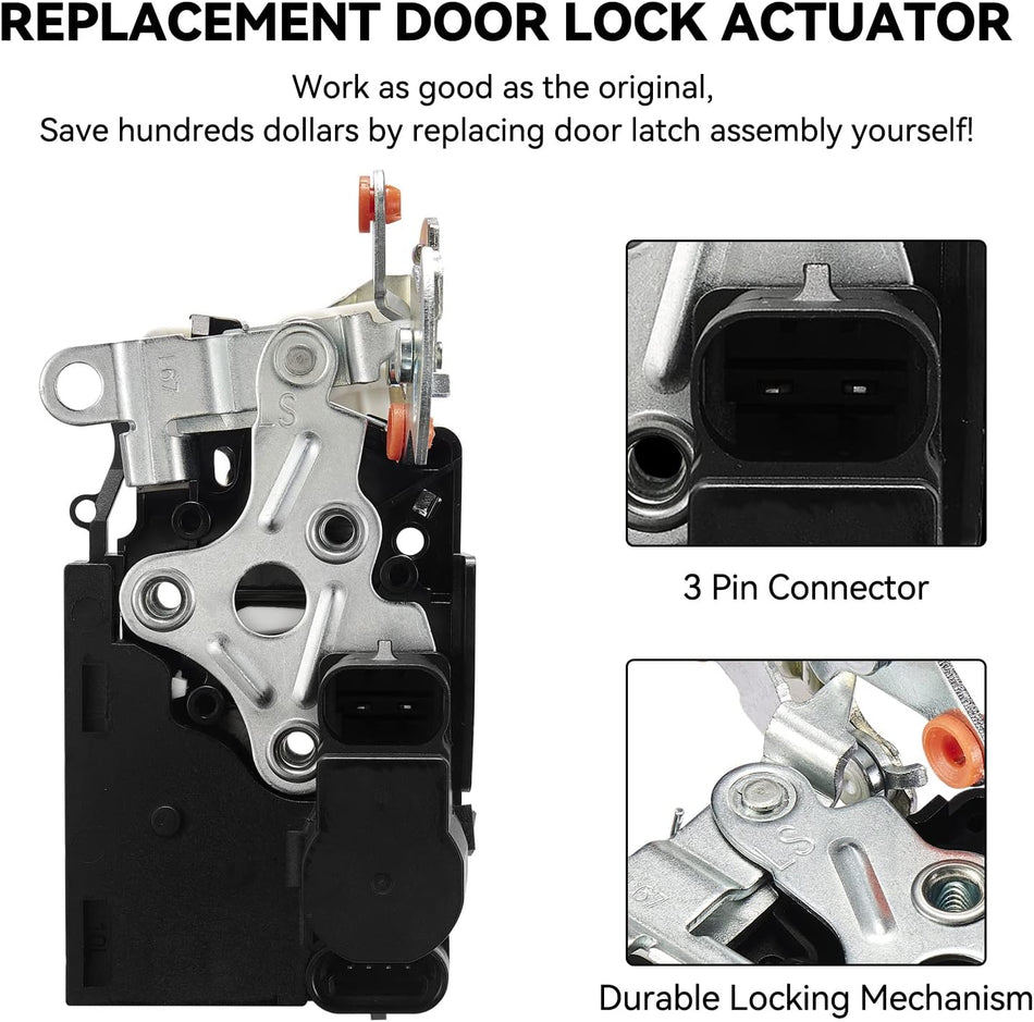 SYERAL Trunk Latch Liftgate Actuator 931-298 Compatible with Buick Rainier, Compatible with Chevrolet Trailblazer GMC Envoy Tailgate Trunk Lid Latch Lock Actuator Motor
