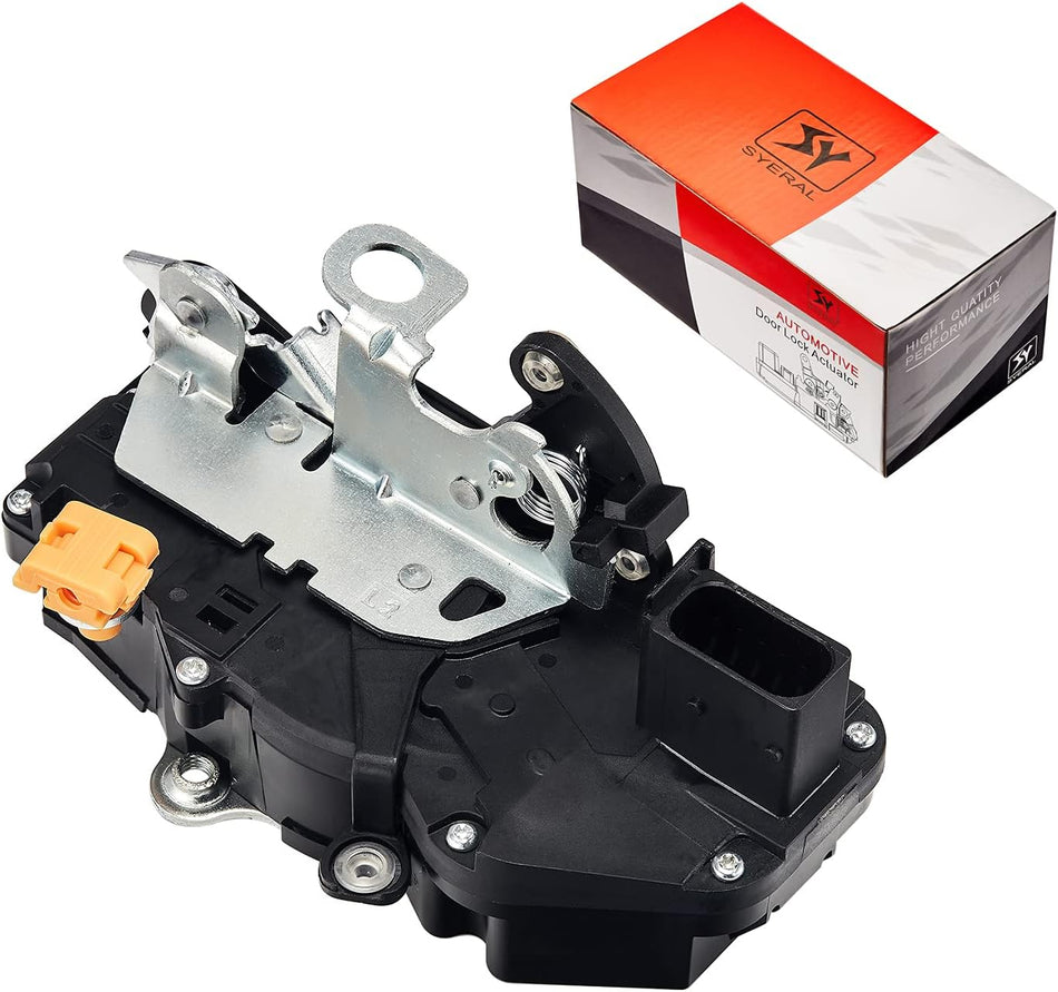 SYERAL Door Lock Latch Actuator 931-303 Front Left Driver Side Latch Actuator Compatible with Cadillac Escalade, Compatible with GMC Sierra Yukon Chevy Silverado Tahoe Suburban Avalanche 2007-2009