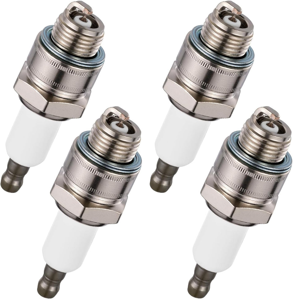 BDFHYK RJ19HX Iridium Spark Plugs Compatible with small engines, Engine Replacement for 973, Set of 4