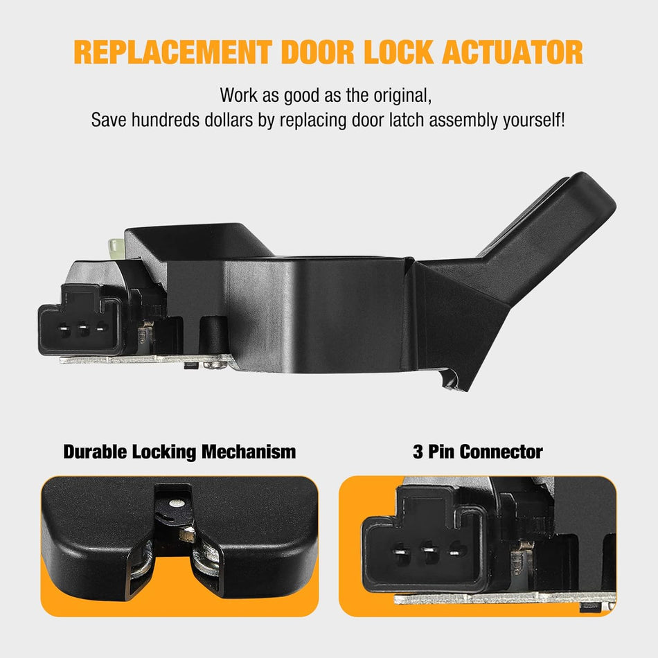 SYERAL Trunk Latch Lock Actuator Compatible with Toyota Corolla 2014 2015 2016 2017 2018 2019 Liftgate Lid Door Lock 64610-02171 64610-02170