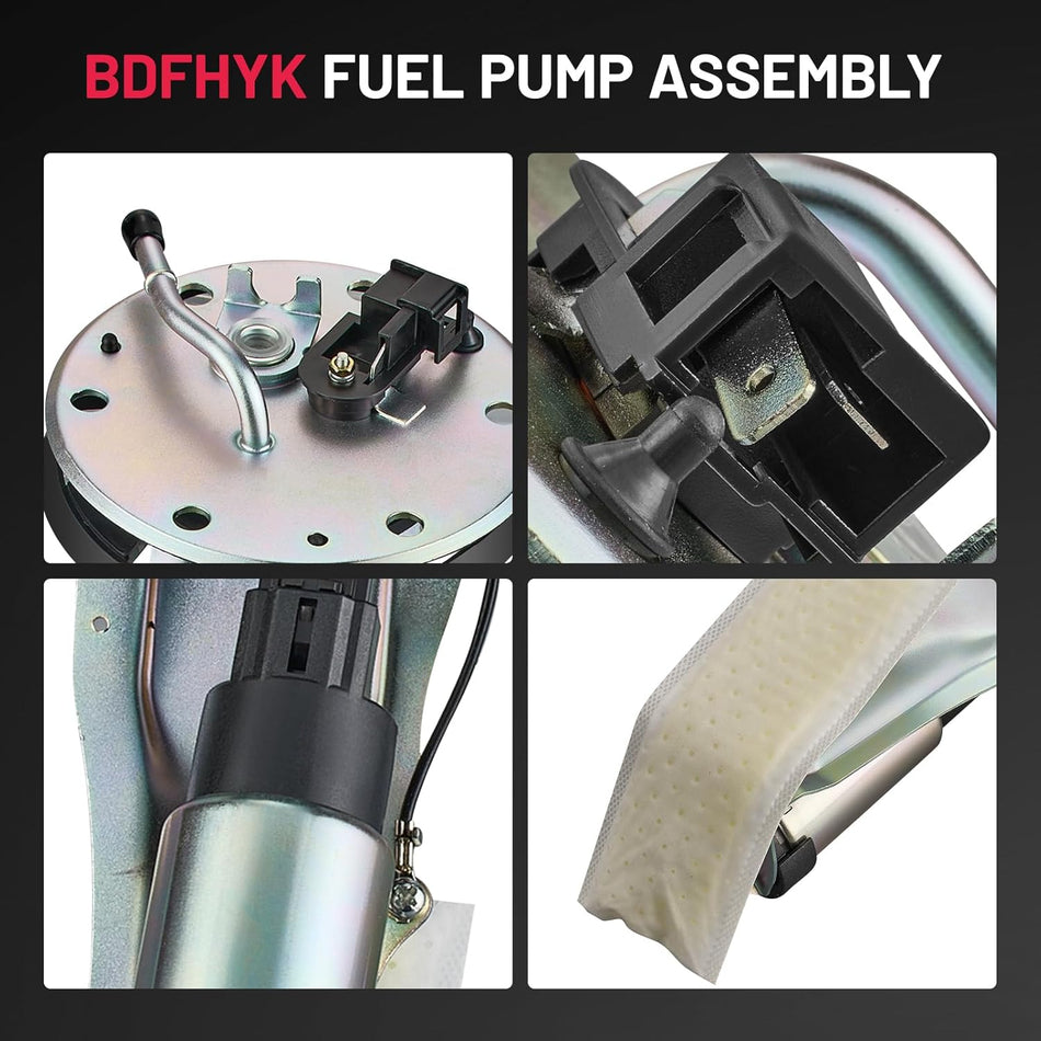 BDFHYK Electric Fuel Pump Module Assembly Compatible with Honda Civic 1992-1995 1.5L l4, 1.6L l4,Compatible with Acura Integra 1994-1995 1.8L l4 Replace E8338H