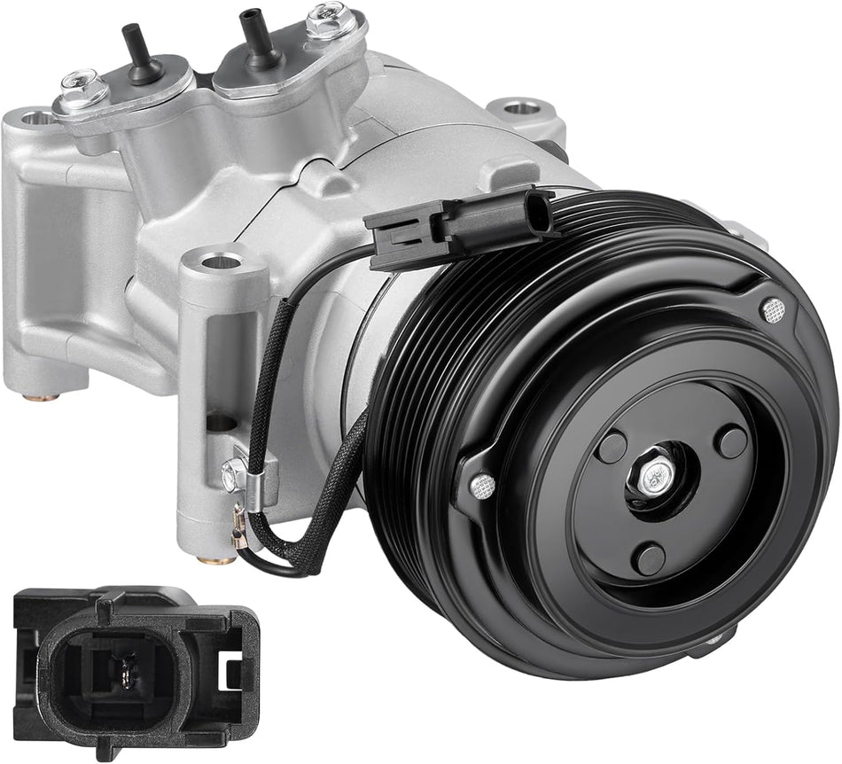 BDFHYK 198384 Air Conditioning A/C Compressor with Clutch Compatible with Mazda CX-5 2013-2016, CX-5 2014-2020, 3 2014-2018, 3 Sport 2014-2018, L4 2.0L 2.5L