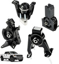 BDFHYK Engine & Transmission Mount Kit For Toyota Corolla Matrix 2003-2008 1.8L L4, 4PCS Set