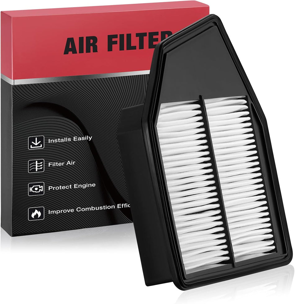 BDFHYK CA10467 Engine Air Filter Compatible with Honda Accord 2008-2012, Crosstour 2012-2015, L4 2.4L, Replace# 17220-R40-A00