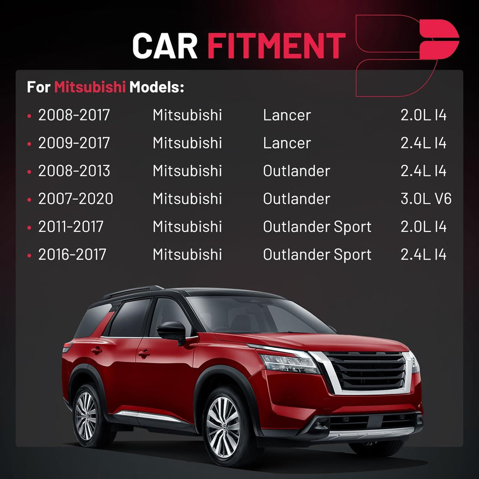 BDFHYK Ignition Coil Packs Compatible with Mitsubishi 2008-2017 Lancer, 2007-2020 Outlander, 2011-2017 Outlander Sport 2.0L 2.4L l4 3.0L V6,Coil for GN10519 C1694 UF-589 UF589 Set of 6