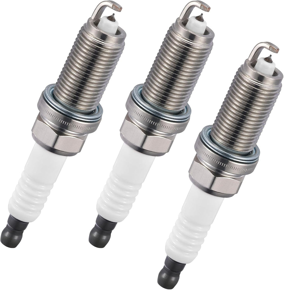 BDFHYK 93298 Iridium Spark Plugs Compatible with Mitsubishi Mirage 2014-2015 Mirage 2017-2020 G4 1.2L L3 Replacement for LZFR5BI-11 LZFR5BI11 1822A086 Set of 3