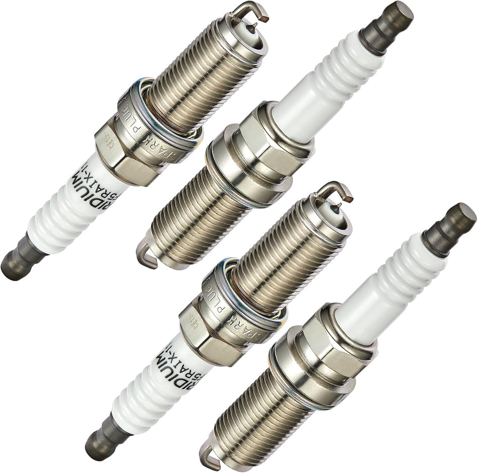 BDFHYK Set of 4 Iridium Spark Plug Compatible with Hyundai Santa Fe Tucson, Compatible with Kia Forte Koup Sorento Forte Optima, Altima Sentra,tC 1.8L 2.0L 2.4L 2.5L Engine Replacement for XP5325 4469