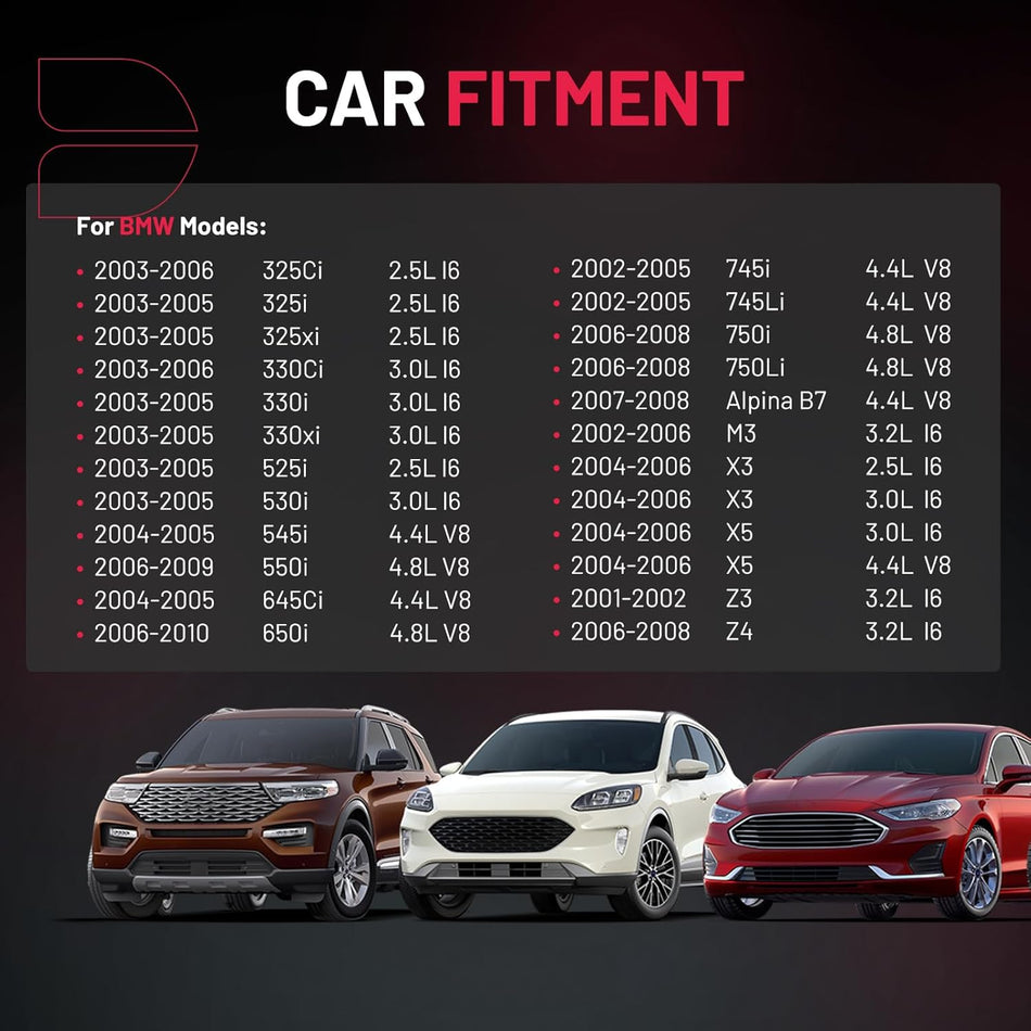 BDFHYK Ignition Coil Packs Compatible with BMW 325Ci 325i 325xi 330Ci 330i 330xi 525i 530i 545i 550i 645Ci 650i 745i 745Li 750i 750Li Alpina B7 M3 X3 X5 Z3 Z4 2.5L 3.0L 4.4L,Coil for UF522 Set of 8