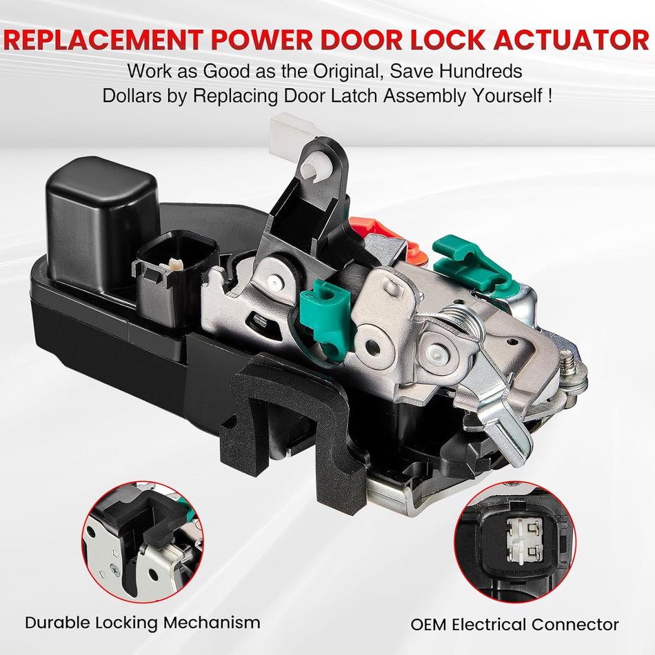 SYERAL Door Lock Actuator 931-636 Front Left Driver Side Door Latch Compatible with Dodge 2002-2008 Ram 1500, 2003-2009 Ram 2500, 2003-2010 Ram 3500
