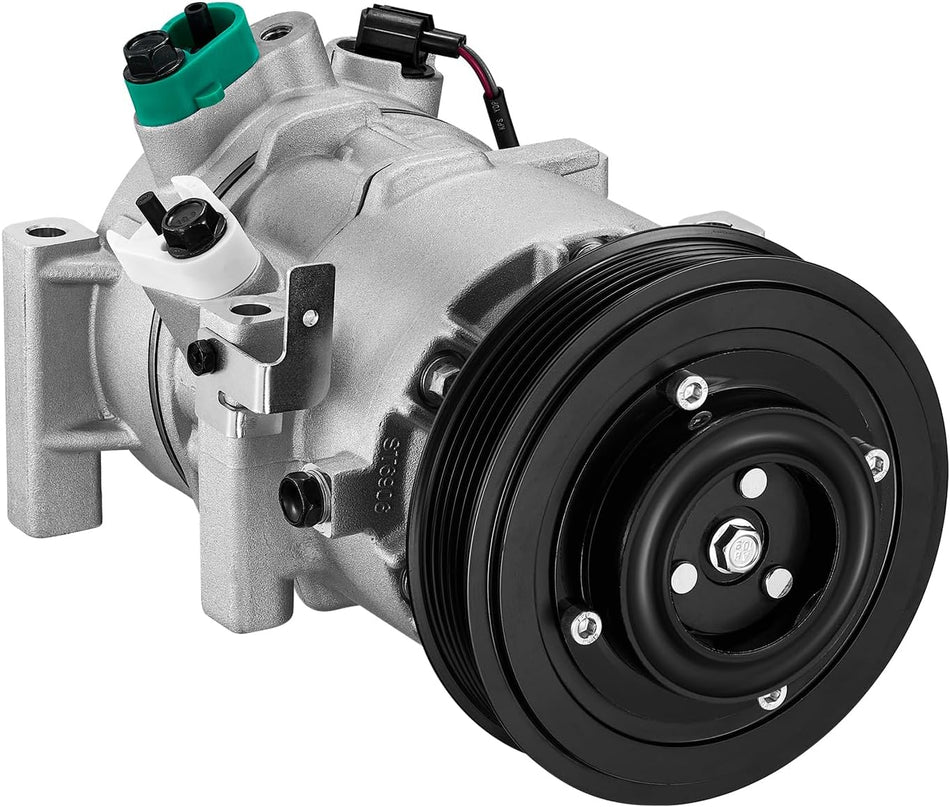 BDFHYK 178324 Air Conditioning A/C Compressor with Clutch Compatible with Hyundai Accent 2012 2013 2014 2015 2016 2017 L4 1.6L, Compatible with Kia Rio 2012-2017 L4 1.6L