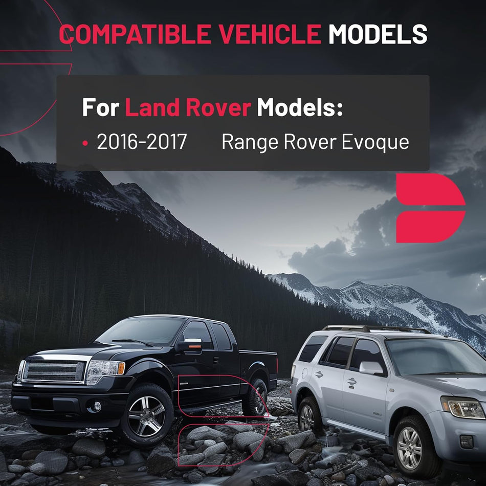 SYERAL Power Door Lock Actuator Front Right Driver Side Compatible with Land Rover Range Rover Evoque 2016-2017 Replaces LR011275 LR072413 LR091524 LR091527 FQJ000217 FQJ500430 LR011277 LR071636