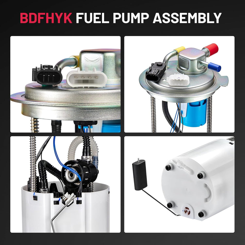 BDFHYK Electric Fuel Pump Assembly with Pressure Sensor E3817M Compatible with 2009 Chevrolet Silverado 1500 Gmc Sierra 1500 V8 4.8L 5.3L 6.0L