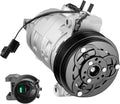 BDFHYK 97484 A/C Compressor with Clutch For Jeep Wrangler V6 3.8L 2007 2008 2009 2010 2011