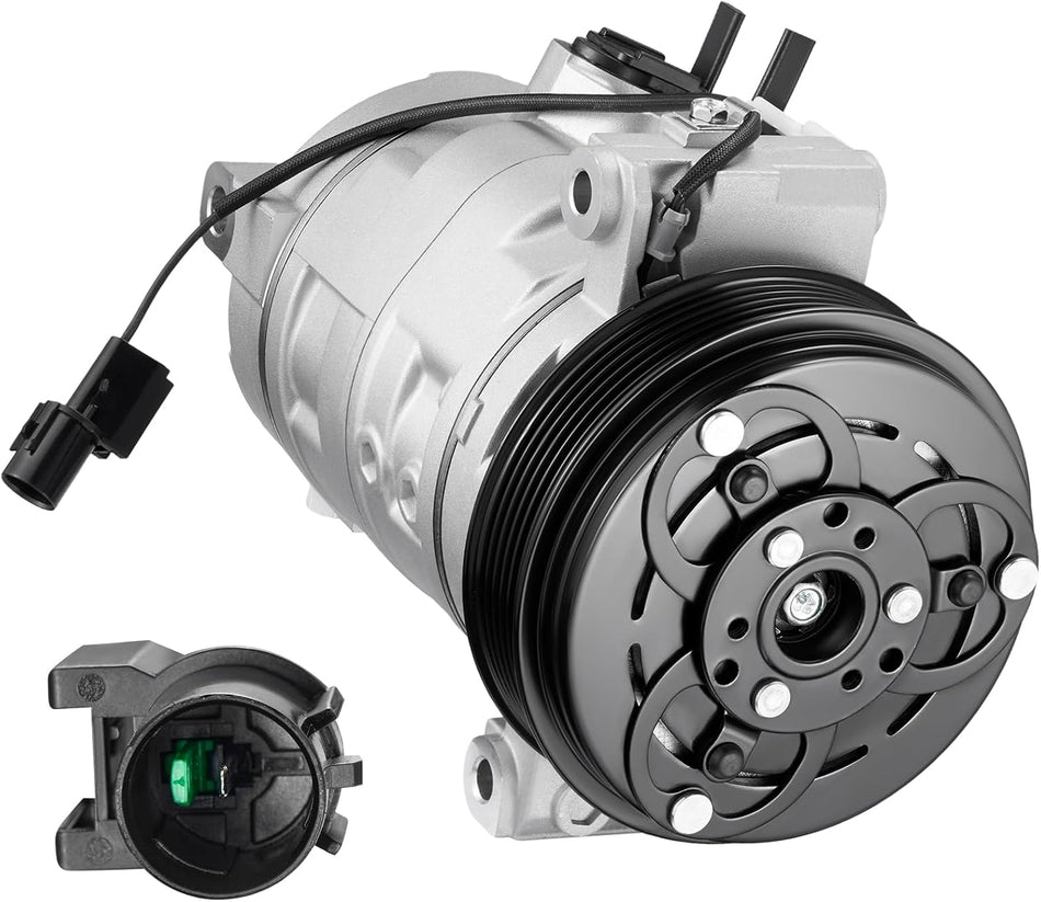 BDFHYK 97484 Air Conditioning A/C Compressor with Clutch Compatible with Jeep Wrangler V6 3.8L 2007 2008 2009 2010 2011
