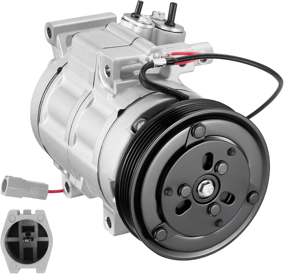 BDFHYK 158381 Air Conditioning A/C Compressor with Clutch Compatible with Mazda 3 L4 2.0L 2010 2011 2012 2013, 3 Sport L4 2.0L 2010-2013