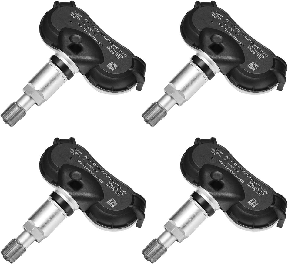 BDFHYK TPMS Sensor 315Mhz Tire Pressure Monitoring System Sensors Compatible with Toyota 2008-2017 Sequoia, 2007-2020 Sienna, 2007-2017 Tundra Replace# 42607-0C070,42607-0C050,42607-08010