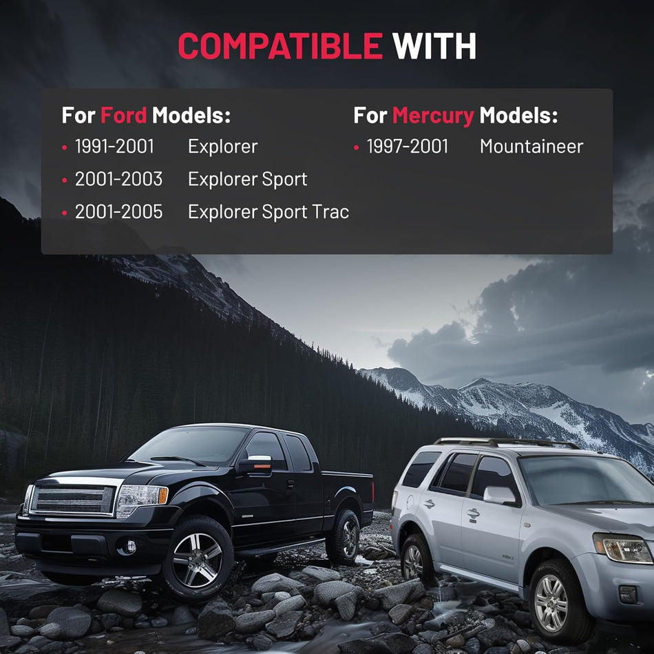 SYERAL Door Latch Lock Actuator FR Front Right Passenger Side Latch Motor Compatible with Ford 1991-2001 Explorer, 2001-2003 Explorer Sport, 2001-2005 Explorer Sport Trac,1997-2001 Mountaineer