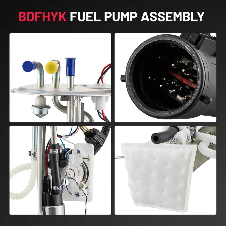 BDFHYK Electric Fuel Pump Module Assembly Compatible with Ford Ranger 2000-2001 2.5L l4,3.0L V6,4.0L V6,Compatible with Mazda B2500 2001-2001 2.5L l4 Replace SP2269H