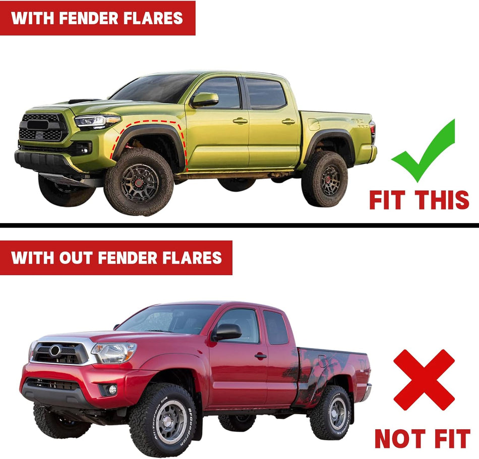 Mud Flaps for Nissan Frontier 2005–2022, Front & Rear 4PCS