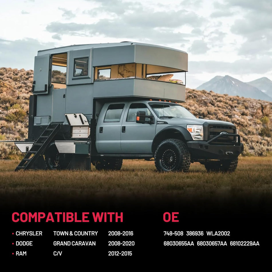 748-508 Power Window Regulator with Motor Front Left Driver Side Compatible with Chrysler Town & Country, Dodge Grand Caravan, Replace# 68030655AA, 68030657AA