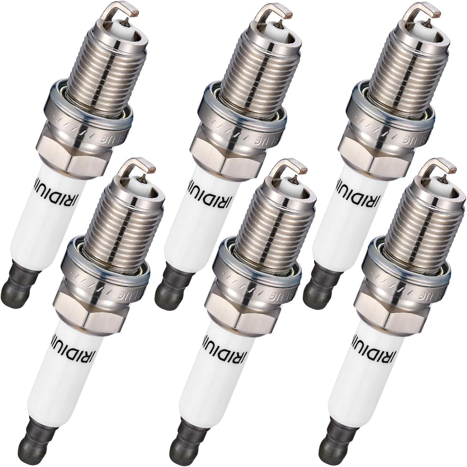 BDFHYK 94460 Platinum Iridium Spark Plugs Compatible with Porsche Cayenne Panamera,Compatible with Audi A6 Quattro A7 Quattro A8 Quattro Q5 Q7 Q7 S4 S5 SQ5 3.0L V6 Replacement for APP3924 Set of 6