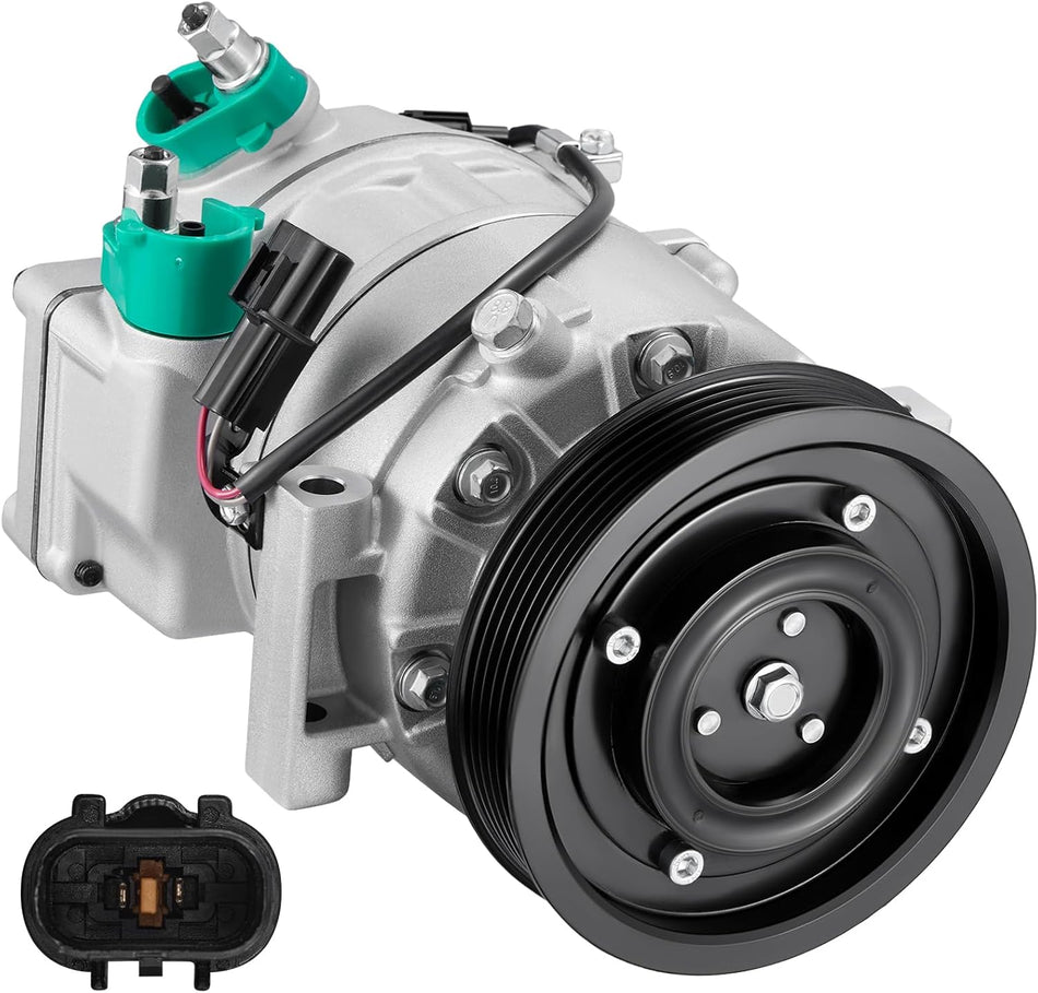 BDFHYK 178315 Air Conditioning A/C Compressor with Clutch Compatible with Hyundai Equus V8 5.0L 2011-2013, Genesis V8 4.6L 2009-2012