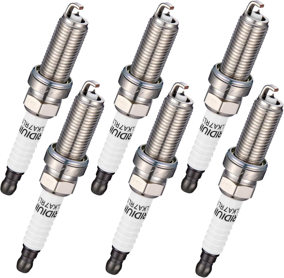 BDFHYK 93501 Iridium Spark Plugs Compatible with Nissan 350Z Altima Maxima Murano Pathfinder Quest,Compatible with INFINITI QX60 Q50 M35 G25 G35,CX-3 Replacement for LKAR7BIX11S Set of 6