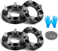 5x114.3 Wheel Spacers 1 Inch for Ford Mustang Explorer Edge Lincoln Mercury Cougar, 1/2-20 Studs, 82.5mm Hub Bore, Set of 4
