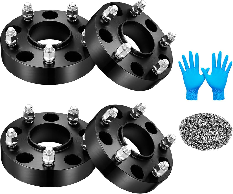 BDFHYK 5x139.7mm Wheel Spacers 1.5 inch Hubcentric Wheel Spacer Compatible with Dodge Dakota Ram 1500 Durango,Forged 5 Lug Wheel Adapters 9/16-18 & 77.8 mm Hub Bore, Set of 4