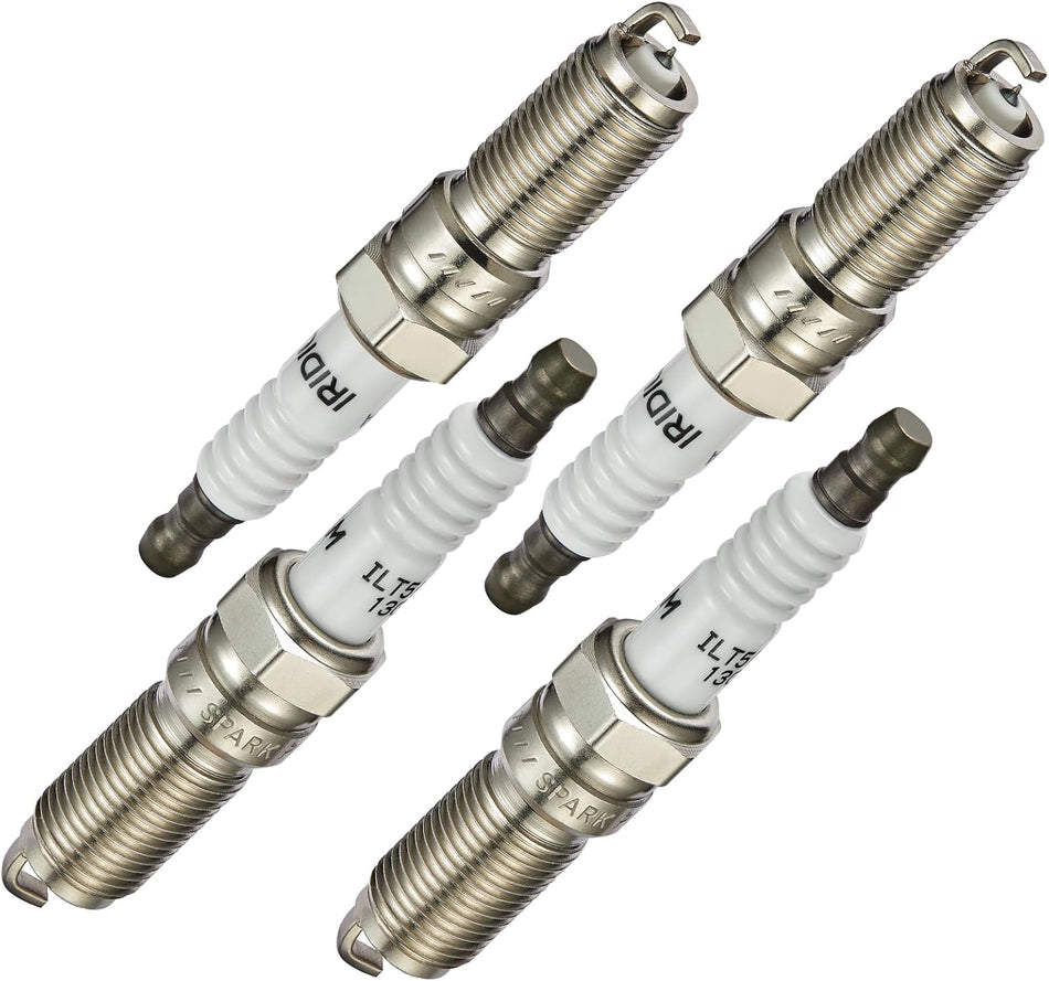 BDFHYK Set of 4 Iridium Spark Plug Compatible with Allure LaCrosse Regal ATS Cobalt Equinox HHR C-Max Escape Fusion Acadia Canyon MKZ 3 6 CX-7 G5 G6 Sky Vue Engine Replacement for 4344 LTR5IX-11