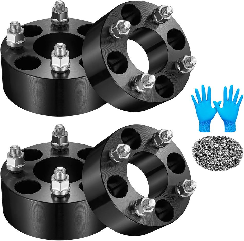 BDFHYK 4x4 Wheel Spacers 2 inch ATV Wheel Spacer Compatible with EZ GO EZGO Club Car Golf Carts 4x101.6mm Hubcentric Wheel Spacer,Forged 4 Lug Wheel Adapters 1/2x20 & 62 mm Hub Bore, Set of 4