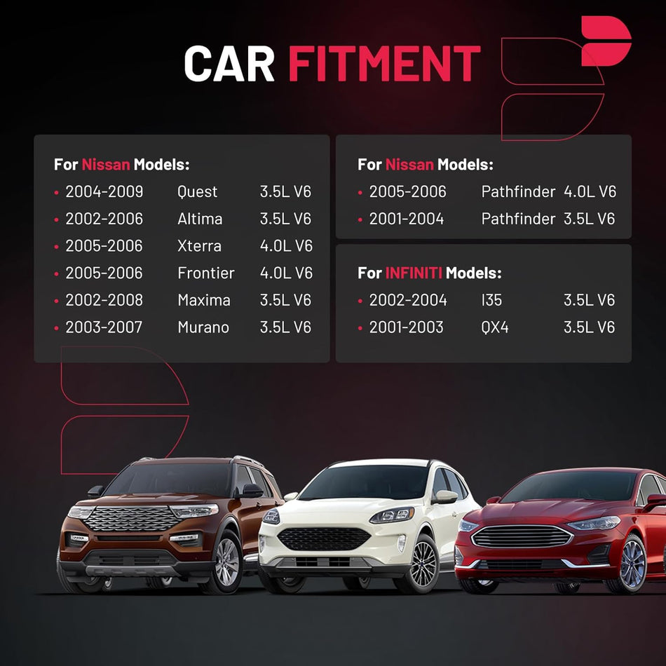BDFHYK Ignition Coil Pack UF349 and Iridium Spark Plug 6376 Compatible with Nissan Altima 2005 2006 Nissan Xterra 2008 Nissan Maxima Pathfinder Frontier INFINITI I35 QX4 Nissan Coil Pack Set of 6