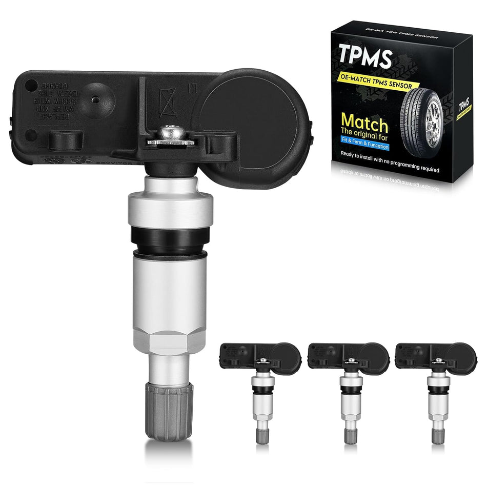 BDFHYK 433Mhz TPMS Sensor Compatible with Chrysler Jeep Dodge Ram, Tire Pressure Monitoring System (TPMS) Sensors Replace# 56029398AB 4PCS