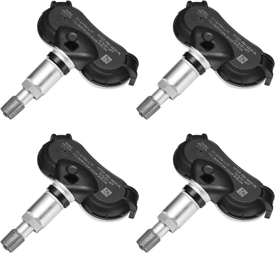 BDFHYK 315MHz Programmed TPMS Tire Pressure Sensor Compatible with Honda 2008-2017 Civic CR-Z Element Fit Insight Odyssey, Acura CSX 2008 2009 2010 2011 2012 2013 2014 .. 2017 OE 42753TR3A81