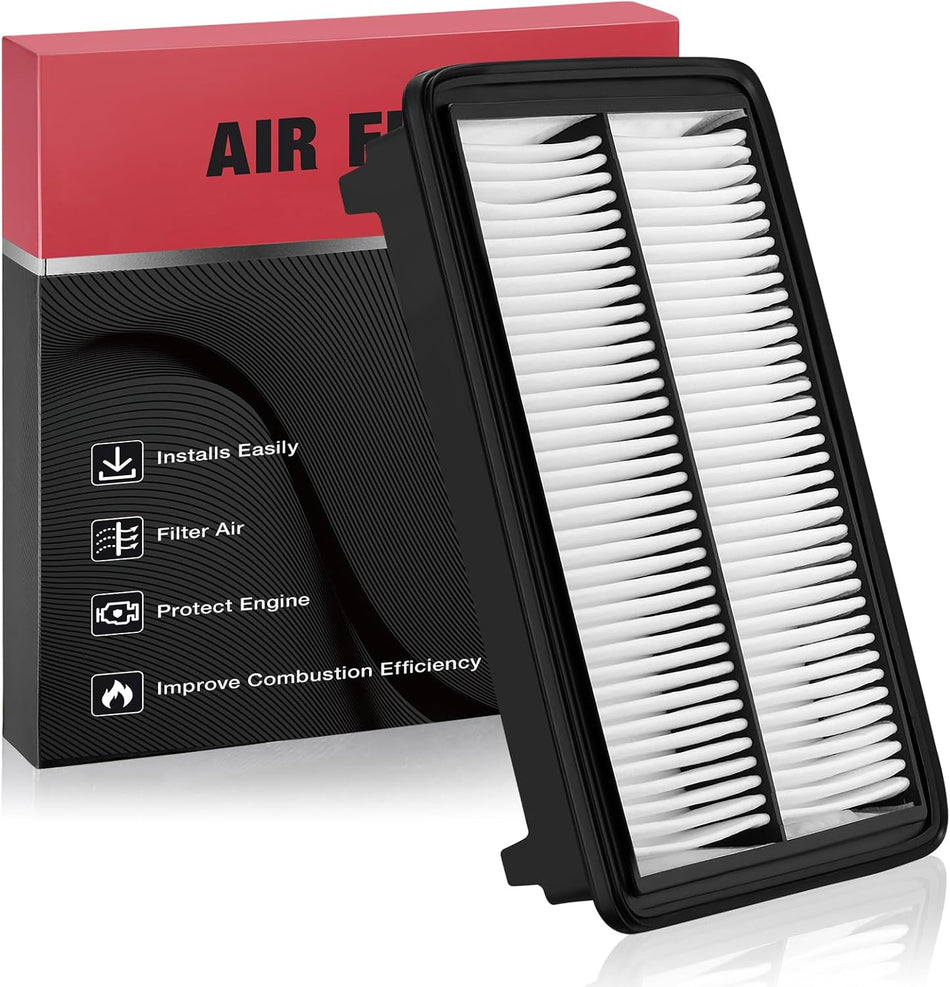 BDFHYK CA10468 Engine Air Filter Compatible with Acura TL TSX, Compatible with Honda Accord, Accord Crosstour, Crosstour, 2009-2014, V6 3.5L, Rigid Panel, Replace# 17220R70A00