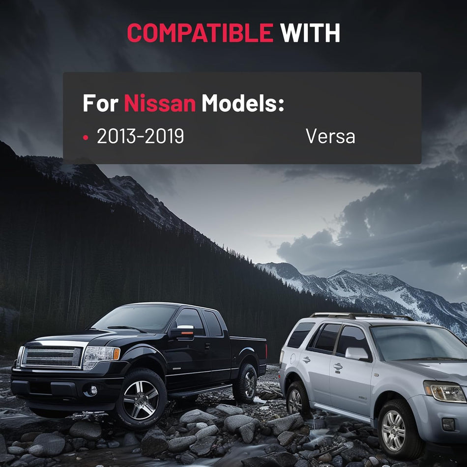 SYERAL Front Right Passenger Side Door Latch Lock Actuator Compatible with Nissan Versa 2013-2019 Replaces DLA1050 80500-3BA0A