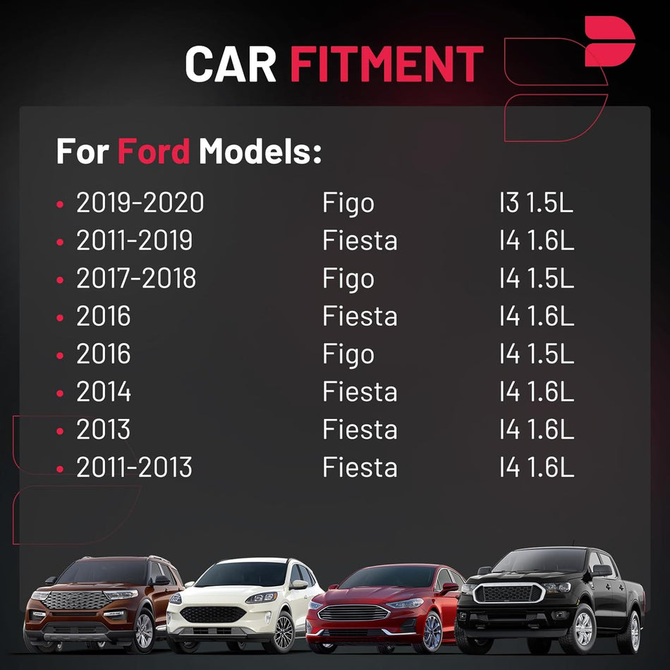 BDFHYK Ignition Coil Packs Compatible with Figo Fiesta l3 l4 1.6L 1.5L 2011 2012 2013 2014 2015 2016 2017 2018 2019 2020 Coil for UF740 E1240 5C1888 178-8079 C2037 CM5G12029FC Set of 1