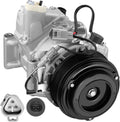 BDFHYK 639341 A/C Compressor with Clutch For Toyota RAV4 2006-2012, Venza 2009-2016, V6 3.5L, Lexus ES350 V6 3.5L 2007-2012