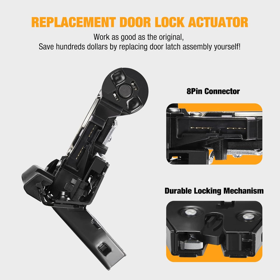 SYERAL Trunk Latch Assembly Compatible with Cadillac XT4 XT5 XT6 Escalade, Compatible with Chevrolet Suburban Equinox, GMC Yukon Terrain Acadia, Buick Enclave Lock Actuator Replace 13537955 13519125