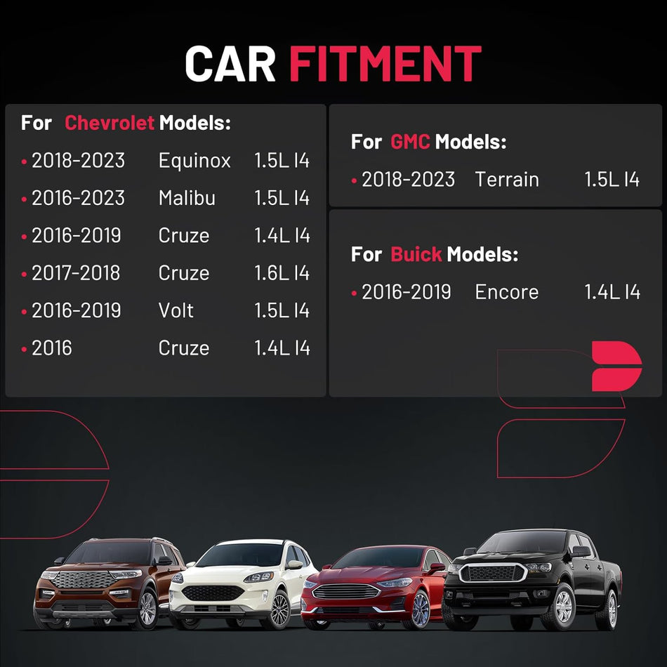 BDFHYK Ignition Coils Pack Compatible with 2016-2023 Chevrolet Chevy Equinox Malibu Cruze Volt GMC Terrain Buick Encore l4 1.4L 1.5L 1.6L Coil for UF802 GN10797 C-939 12635672 Set of 4
