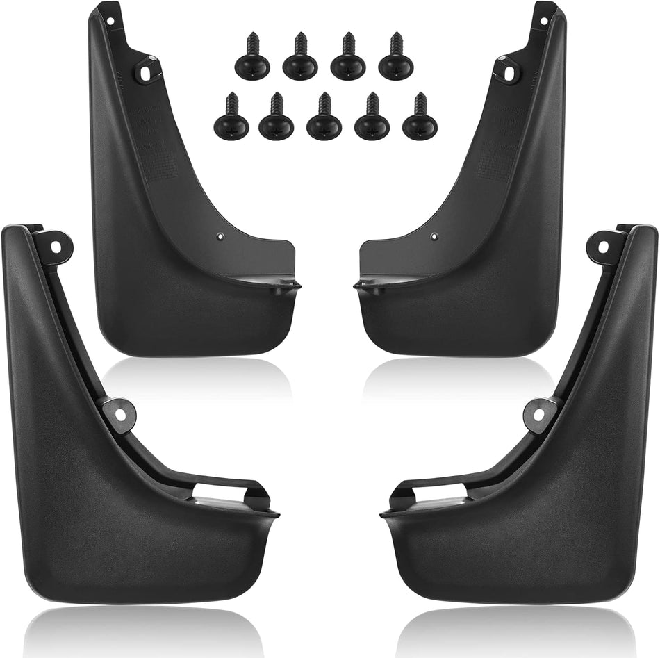 BDFHYK Mud Flaps Splash Guards 4PCS Front & Rear Side Mud Guards Compatible with Jeep Cherokee 2019-2020 5th gen.